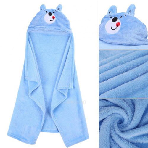 Animal Premium Hooded Baby Blanket For Infants